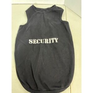 Parisian‎ Pet Black Security Dog T-Shirt 100% Cotton Size 5XL Large Breed
